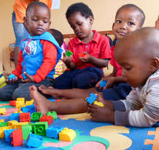 Playtime in one of our new classrooms