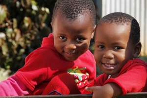 Learners at Siyabonga