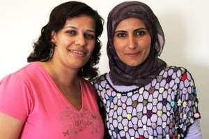 OneVoice Palestine's Abeer Natsheh and Malaka Sama