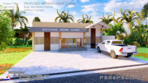 Architectural Drawing of Birth Center to construct