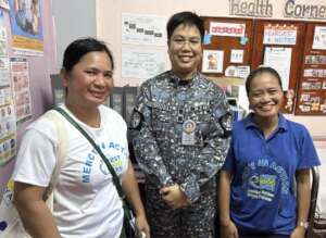 Marlene and Meddie with Prison Warden