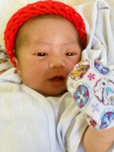 Welcome, first baby born in new birth center!
