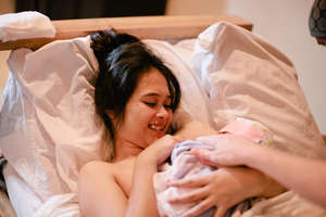 Seconds after birth