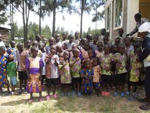 children celebrate