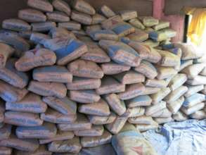 Cement stocked for Disaster Shelter Construction