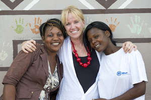 Mary Mwale, myself, and Rose