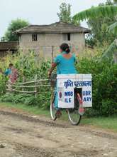 Mobile library volunteer