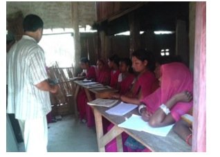 Women Literacy class: in session!