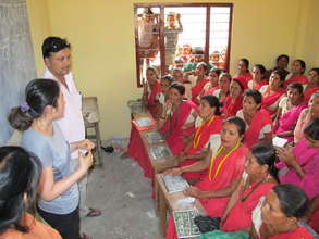 Women's literacy class