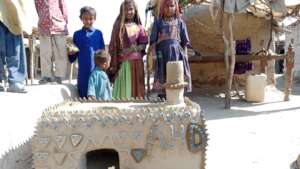 Women completed AHD Model cooking stove