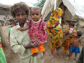 Women & children looking medical are near Jati