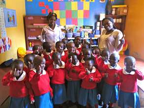 Our Pre-Ks celebrate their new uniforms!