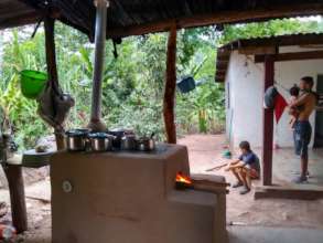 Newly built fuel-efficient stove