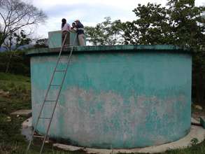 Water tank in Honduras