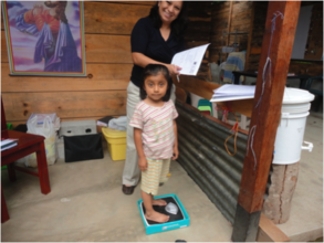 Wakami Village Technology monitors children weight