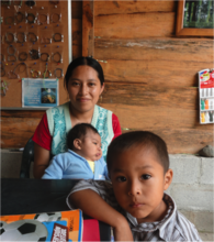 One of the project beneficiaries, Julia Gomez