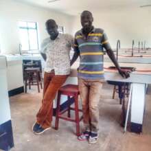 Lucas and Madaga in the STEM Lab