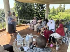 Rai Speaking and Former Student Sania Interpreting