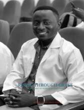 Hamisi at Class in Medical School