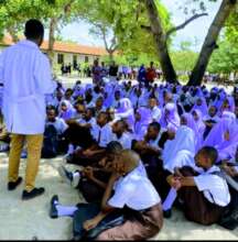 Hamisi Teaches Young Girls about Cervical Cancer