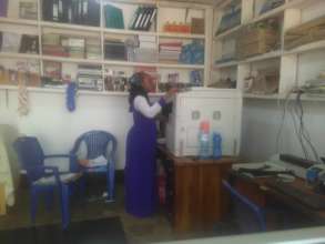 Khadija -- A young entrepreneur in her new shop