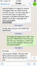 Messages with Khadija