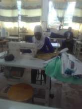 Rabia in action as a tailor