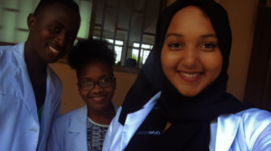 Hamisi and classmates