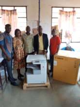 Teachers with new Copy Machine