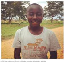 Young Hamisi at his first Study Camp