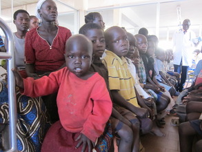 Children waiting for treatment