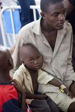 Father and child with Burkitt Lymphoma