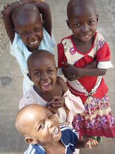 Tanzanian children at the end of their treatment