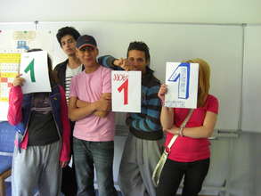 A group of "older" pupils