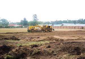 The grader underway (before he did a bunk)