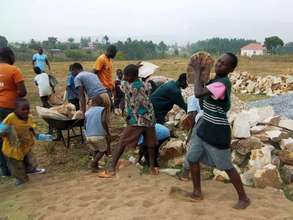 Site Clearing - local orphanage giving a hand