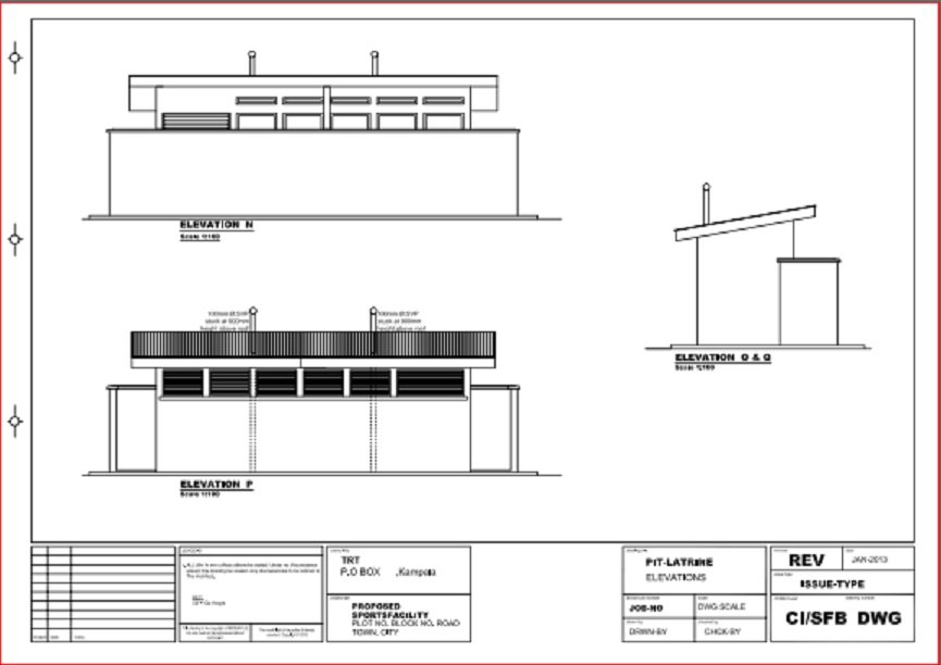 Pit Latrines (elevation)