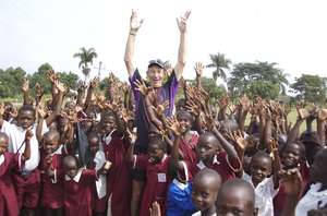 Children from Busamaga Primary School, Mbale