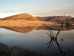 Land and water meet in South Africa's interior