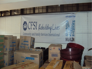Merlin work with local NGO CFSI