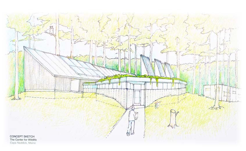 Concept Sketch of Medical Clinic/ Education Center