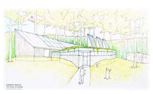 Concept Sketch of Medical Clinic/ Education Center