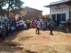 Photo of CFW clinic in Kaanwa village