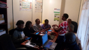 amHealth training session in Embu Office
