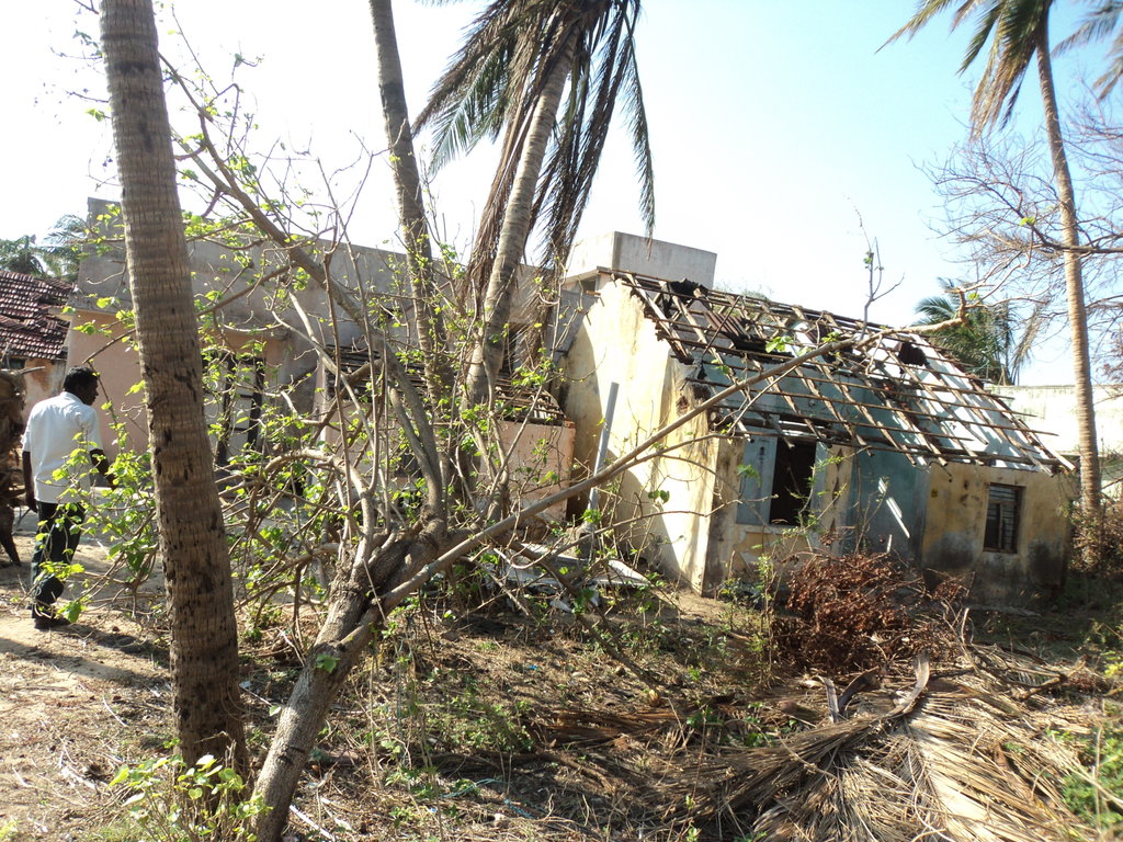 REHABITILATION OF THANE CYCLONE VICTIMS IN S.INDIA