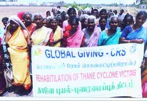 Disaster training at Reddy Chavadi Village