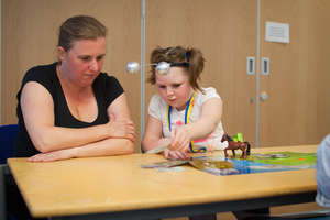 Holly and her mum