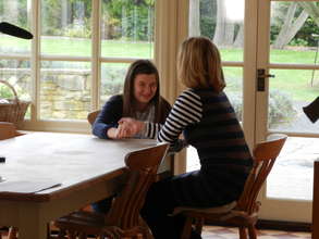 Laura and her mum Ellen