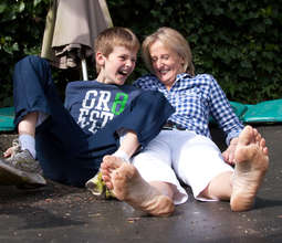 Mum Anna with Archie