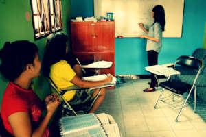 One of our in-home classrooms